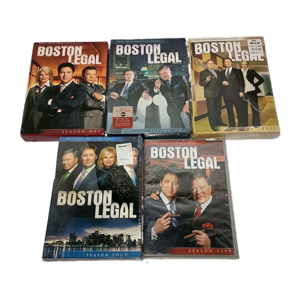Boston Legal Complete Series ~ Season 1-5 Seasons 3, 4 & 5 BRAND NEW DVD SETS